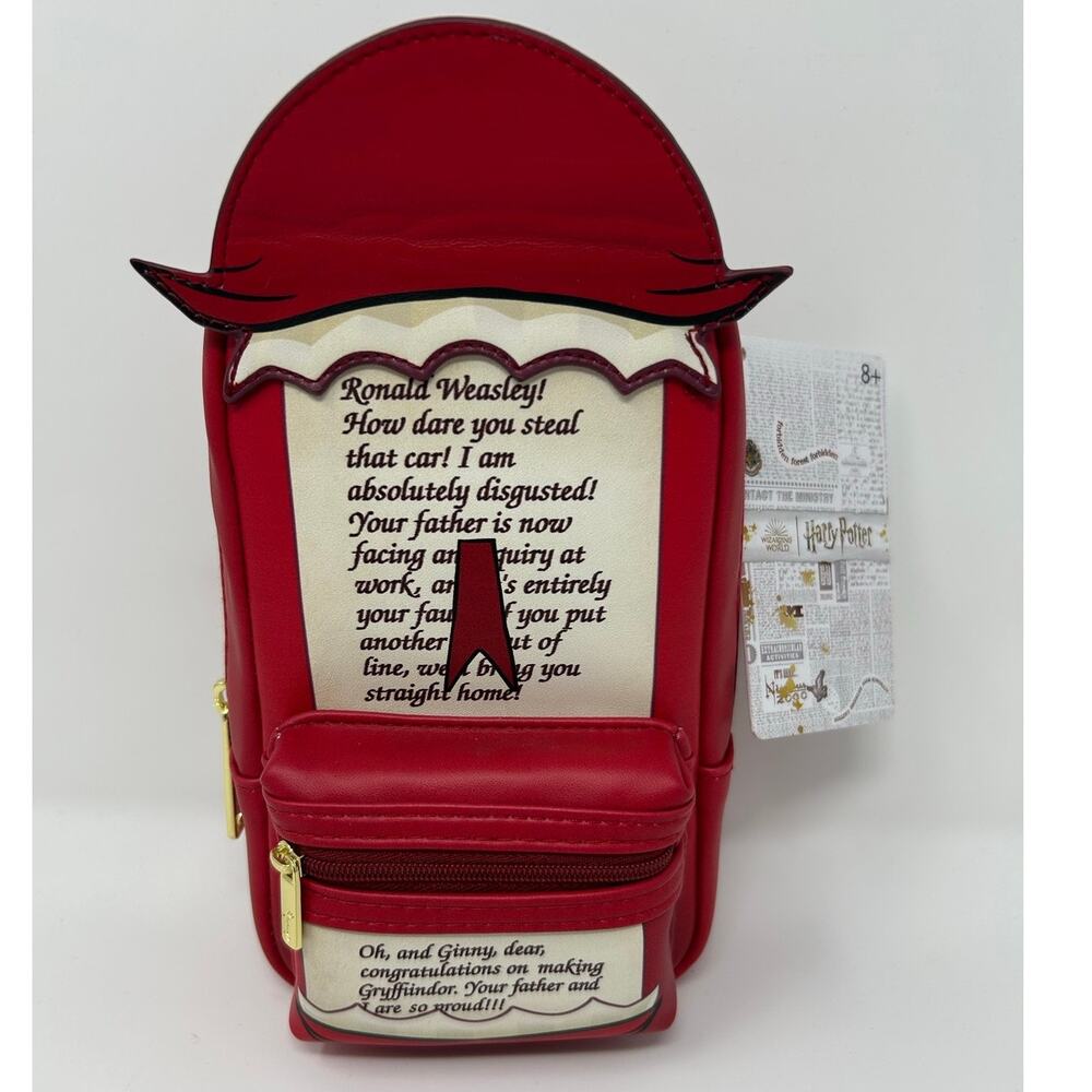 NWT Loungefly Harry Potter Howler Pencil Case